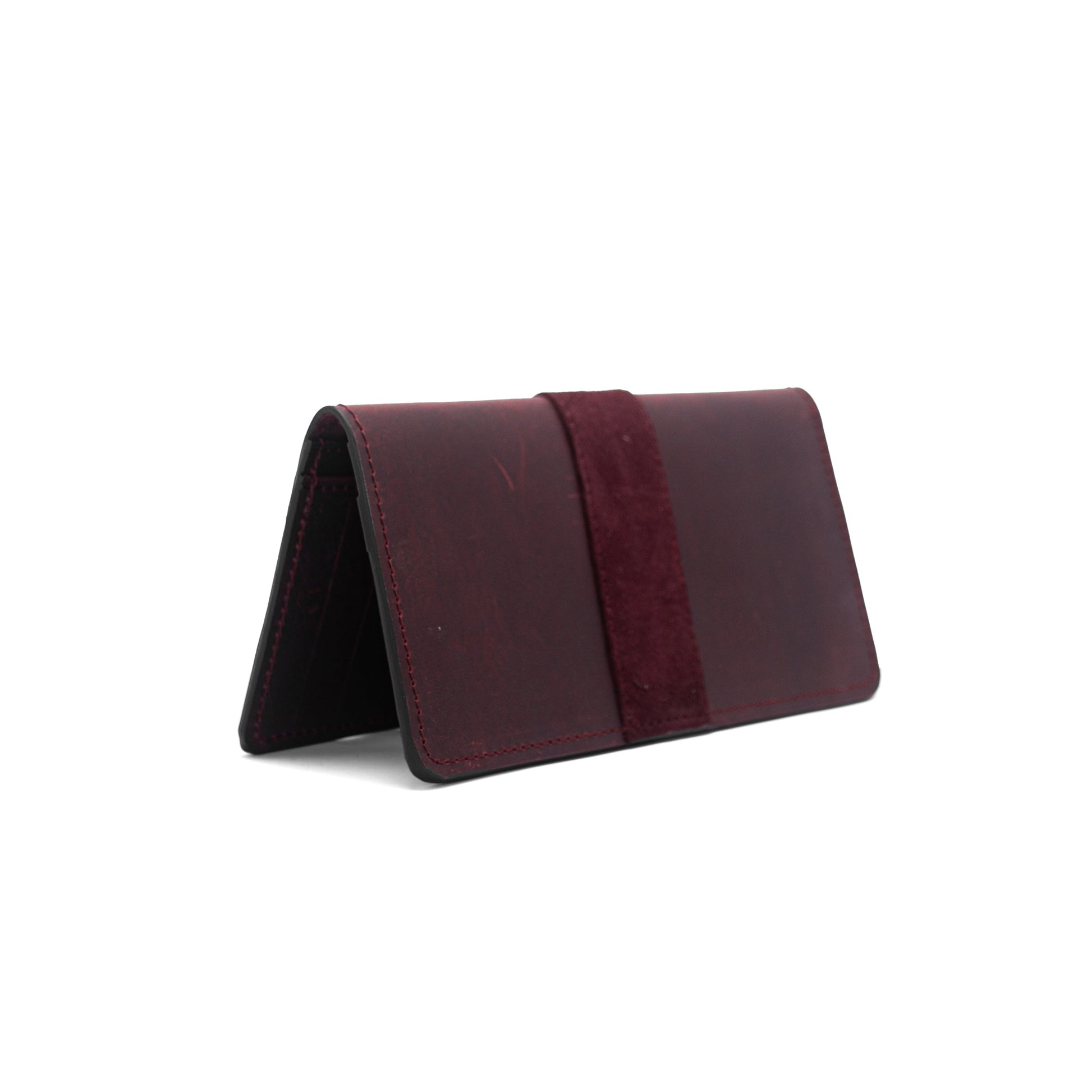 Heritage Buffalo Leather Wallet with Goat Suede Lining-2
